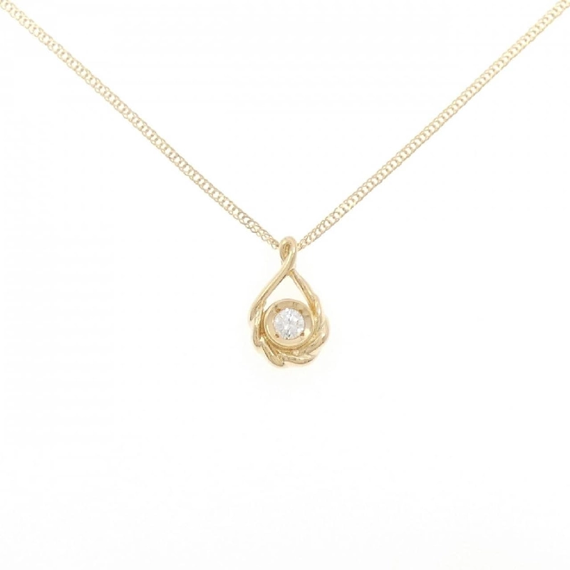 K18YG/750YG Dây chuyền kim cương 0.18CT - Hàng hiệu Chính hãng 861420