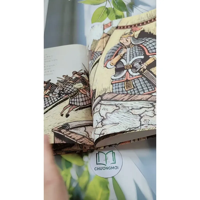 [Tặng nẹp góc] Truyện thiếu nhi Hàn Quốc: Danh nhân 2 -  지인지기 인물 이야기: 광개토대왕 731986