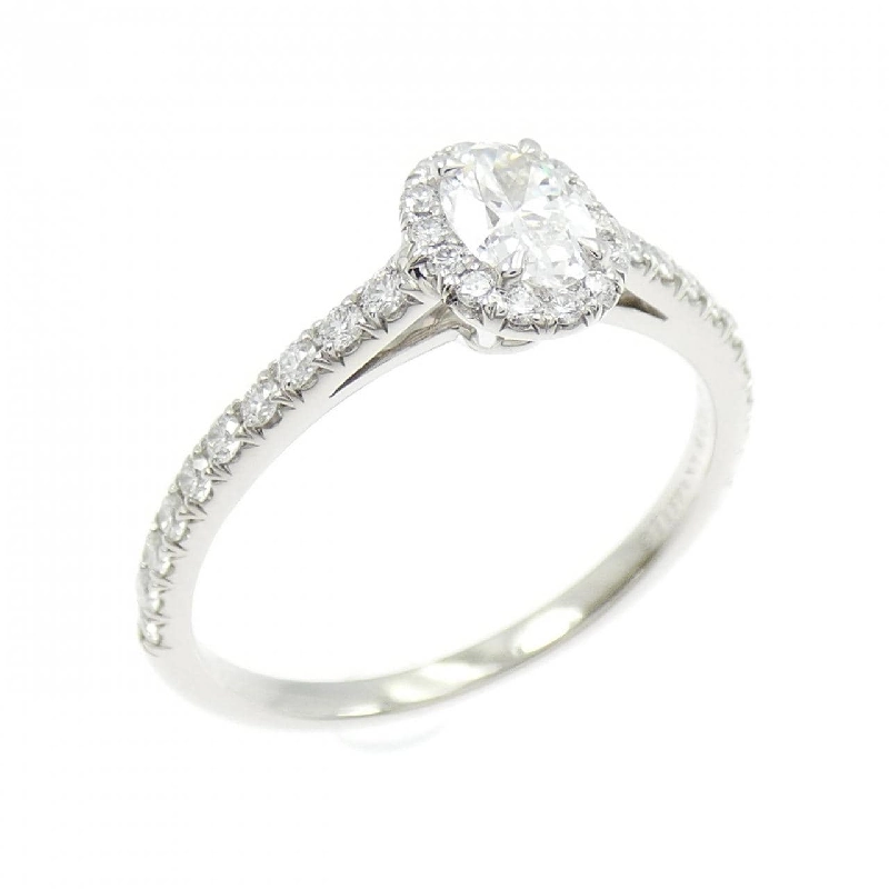 Nhẫn Oval Solest Tiffany 0.27CT E VVS1 Cắt Oval - Hàng hiệu Chính hãng 836826