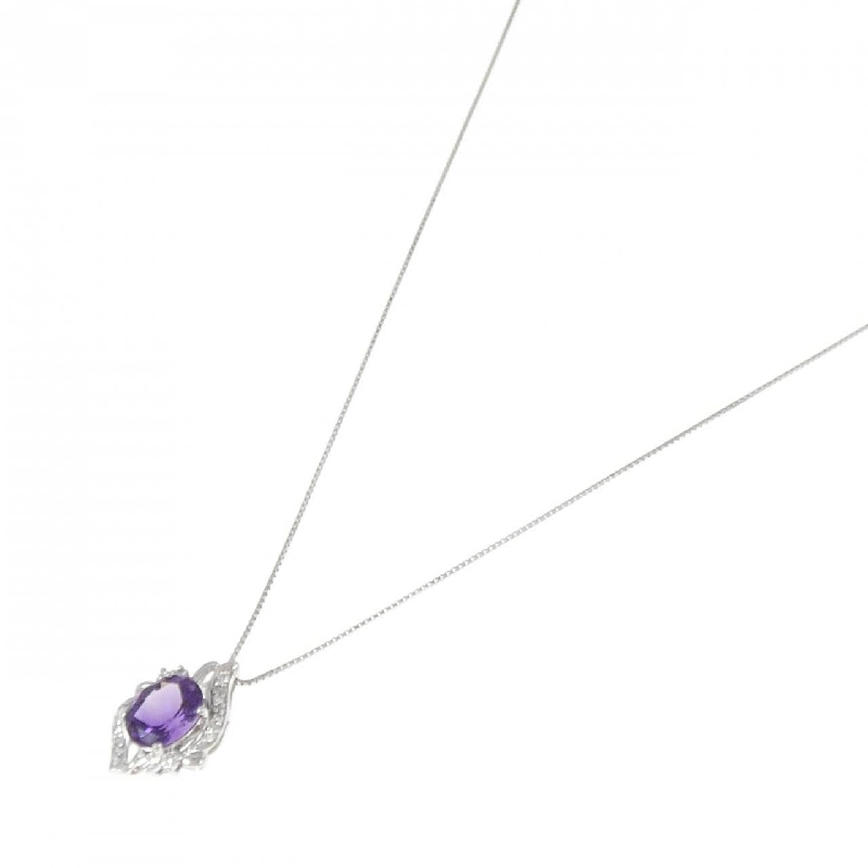K18WG Mặt dây chuyền Amethyst 1.67CT - Hàng hiệu Chính hãng 863538