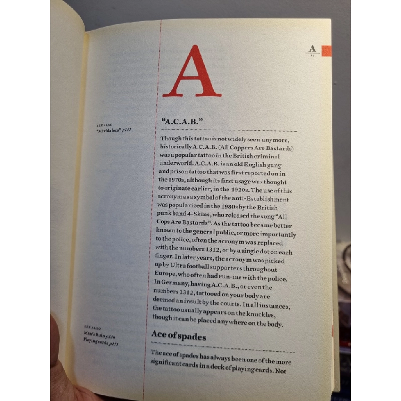 TATTOO DICTIONARY : An A-Z Guide To The Secret Language of Tattoos - Trent Aitken-Smith 233016