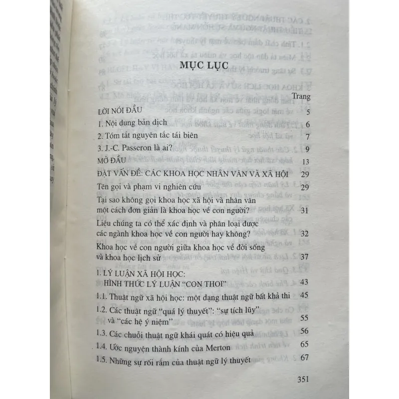 Lý luận xã hội học - Jean-Claude Passeron 933683