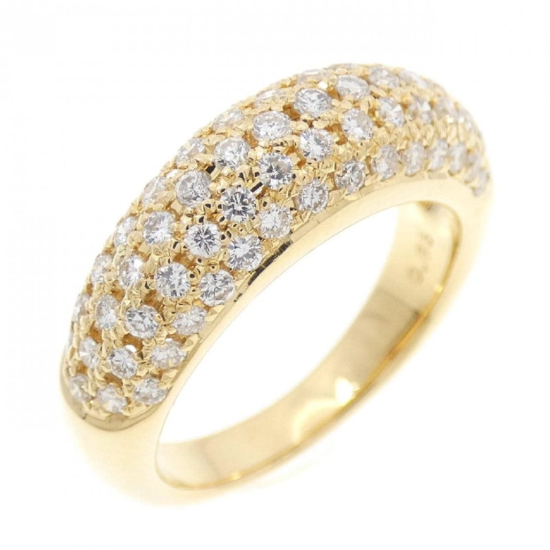 Nhẫn kim cương Pavé K18YG 0.85CT 669436