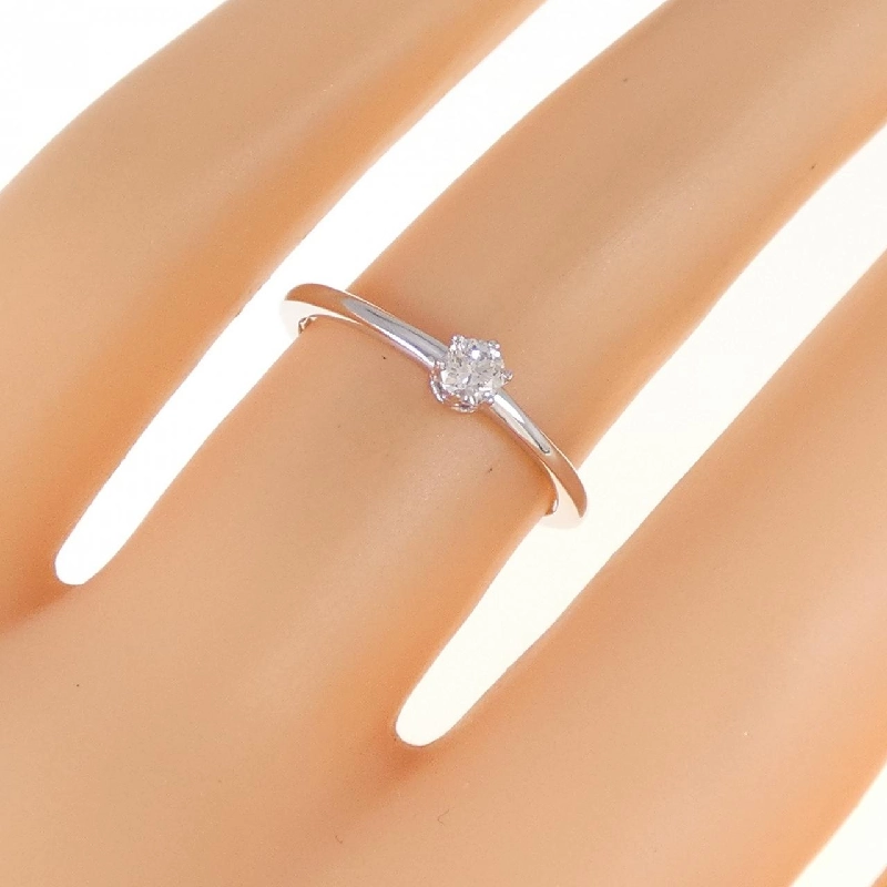 Nhẫn kim cương K18WG 0.10CT 672632