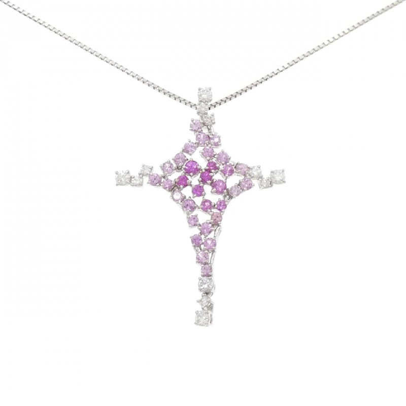 Dây chuyền Sapphire PT950/PT850 1.74CT - Hàng hiệu Chính hãng 864895