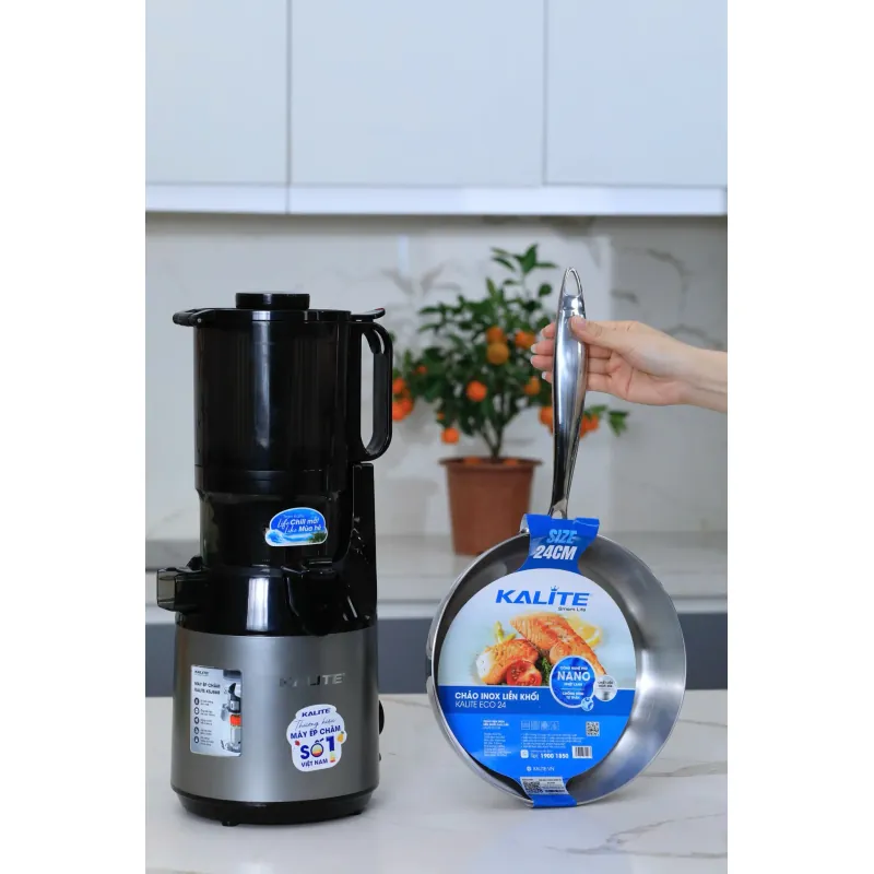 Máy ép chậm KALITE KSJ868 động cơ DC siêu khỏe ép kiệt bã 1045017