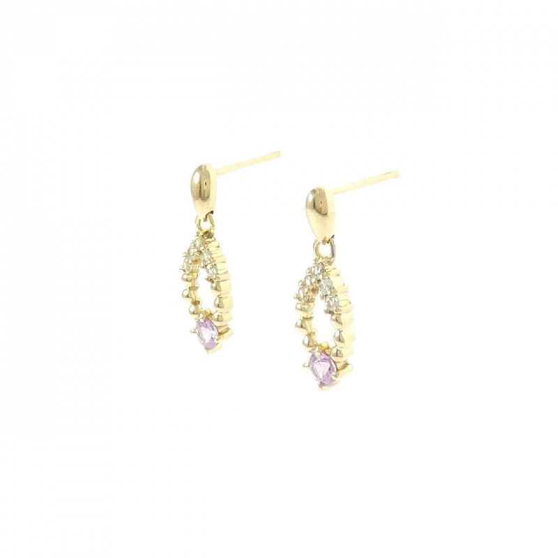 K18YG Sapphire Earrings - Hàng hiệu Authentic 867110
