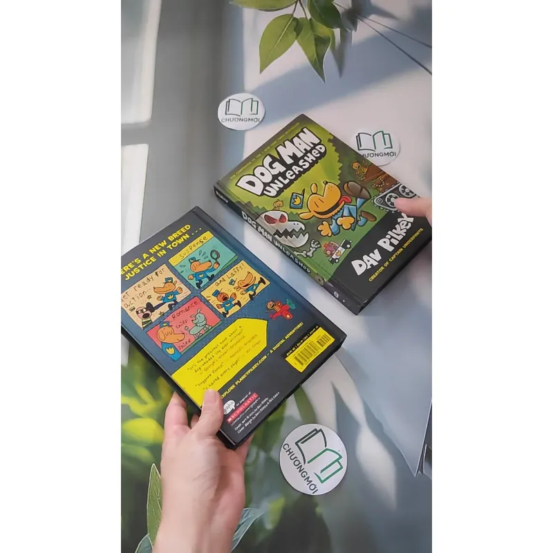 [MIỄN PHÍ BỌC SÁCH] Dog Man - Tập 1,2 - Dav Pilkey 990094