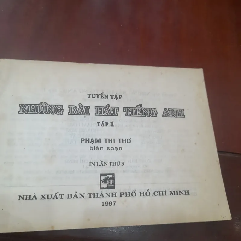 Tuyển tập NHỮNG BÀI HÁT TIẾNG ANH, tập 1 731619