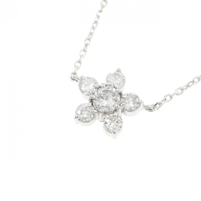 Dây chuyền kim cương hoa PT900/PT850 0.25CT - Hàng hiệu Chính hãng 857312