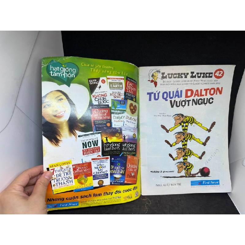 Lucky Luke, Tập 42, Tứ Quái Dalton Vượt Ngục, Mới 80% (Bìa Gấp, Trang Đầu Có Ghi Chữ), 2011 SBM2407 Oreka-Blogmeo 195549