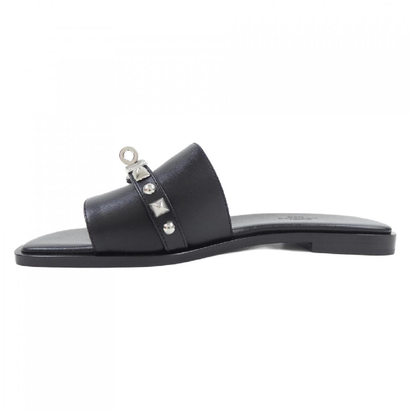 Giày sandal HERMES Julia Kelly Buckle Crepe Medor 242099Z 658475