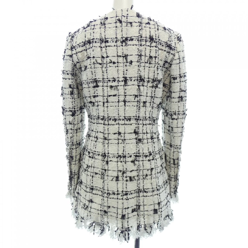 Áo khoác không cổ CHANEL 635876