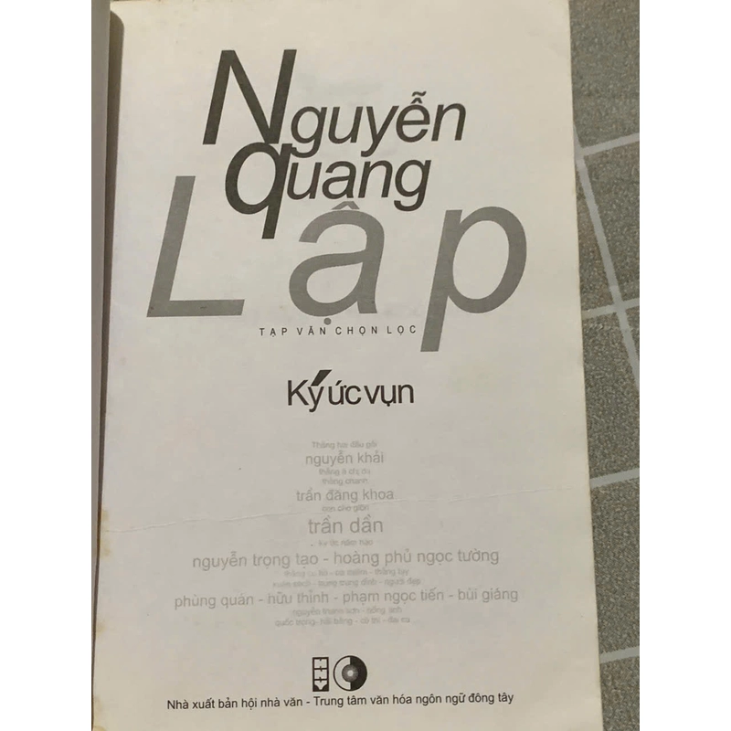 KÝ ỨC VỤN - NGUYỄN QUANG LẬP 543752