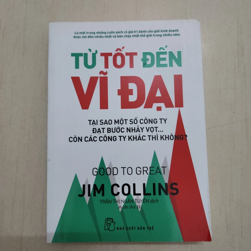 Sách Từ tốt đến vĩ đại Good to great của Jim Collins mới 95% 509396