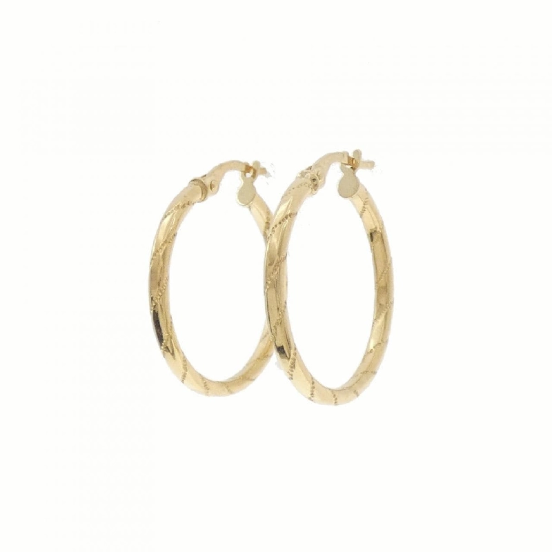 Bông tai hoop 750YG - Hàng hiệu Authentic 867348