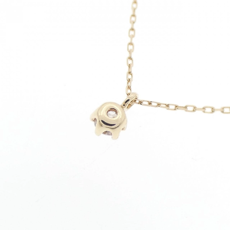 K10YG Solitaire Dây chuyền kim cương - Hàng hiệu Chính hãng 857552