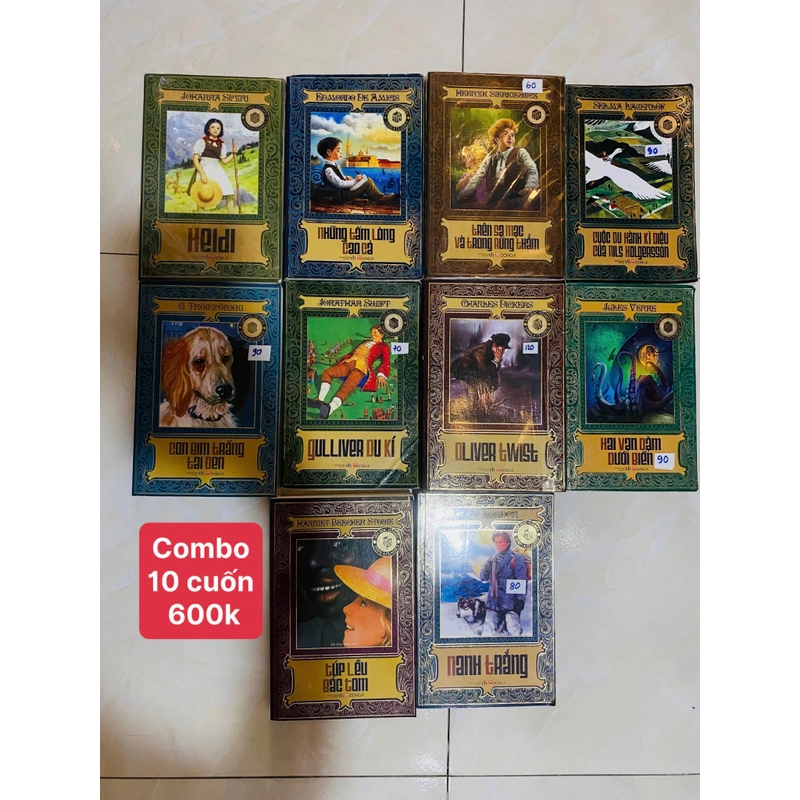 Combo 10 cuốn sách tác phẩm văn học kinh điển#HATRA 531200