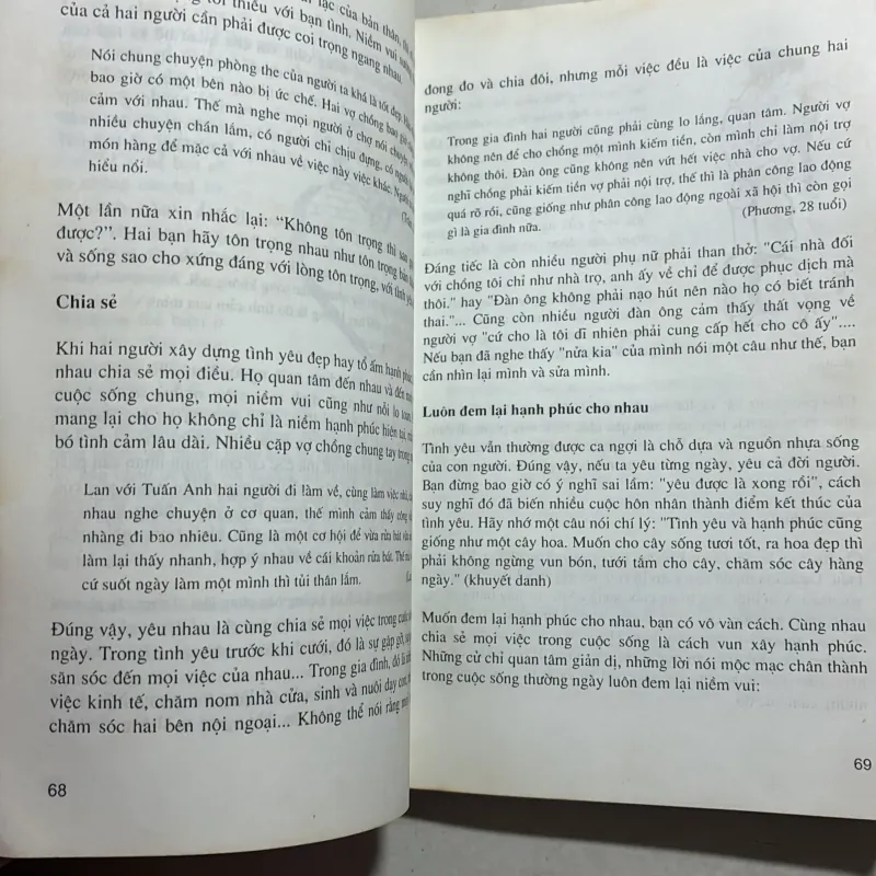 Trò chuyện về tình yêu, giới tính, sức khoẻ 760824