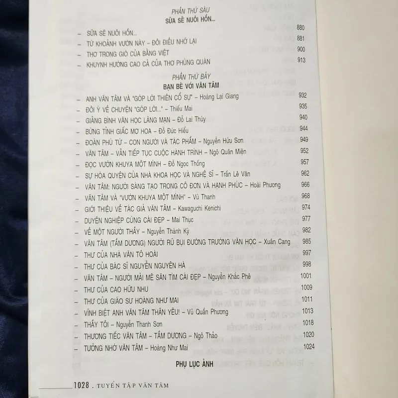 Tuyển tập Văn Tâm | bìa cứng khổ to 694091