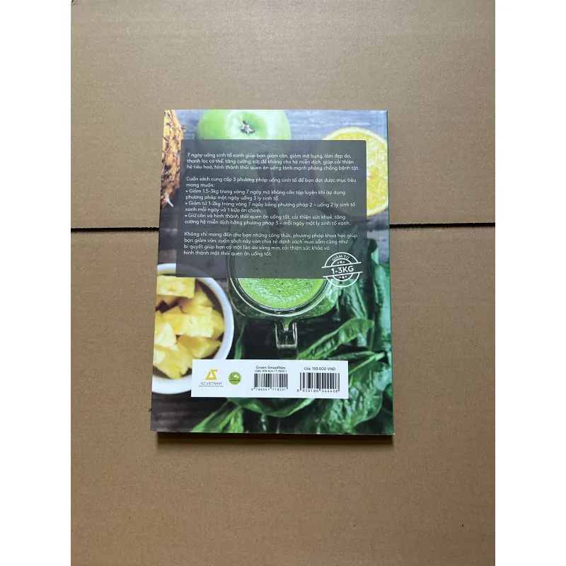 Green Smoothies - Giảm cân. Làm đẹp da, tăng cường sức đề kháng với 7 ngày uống sinh tố 750122