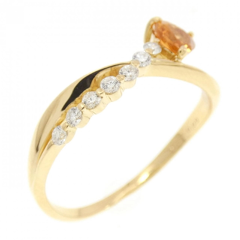 Nhẫn Garnet K18YG hình trái tim 0.31CT 672668