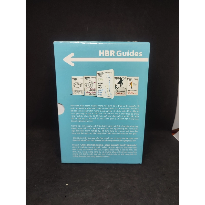 Bộ 5 cuốn HBR Guides Lãnh đạo tiên phong mới 90% HCM0704 911658