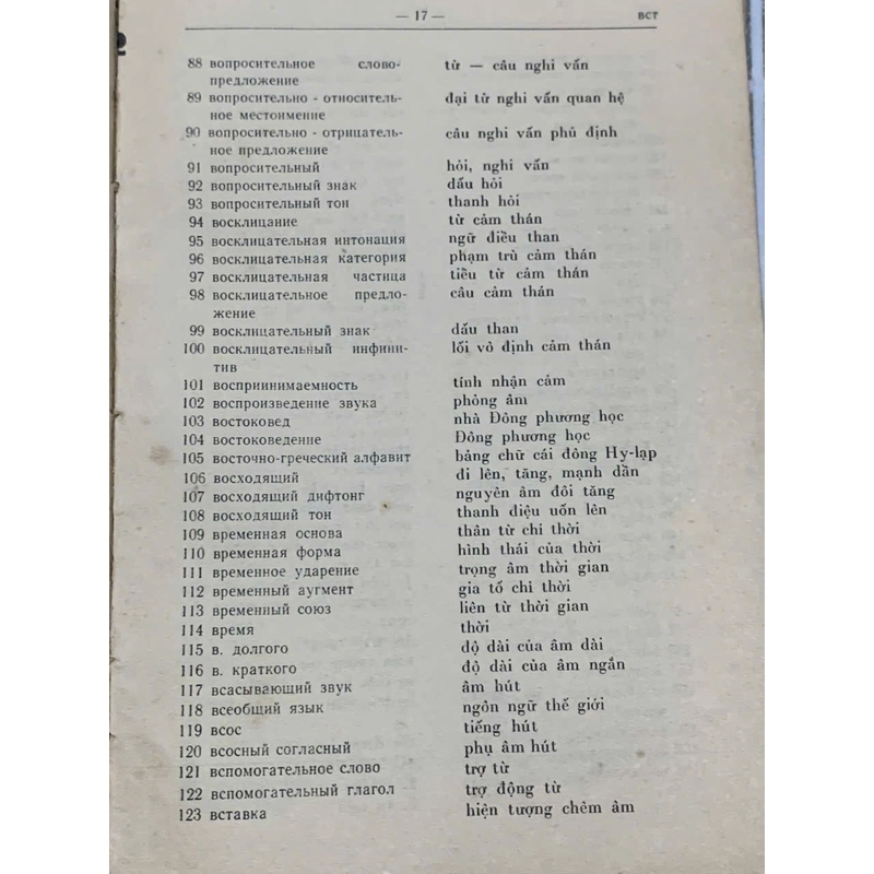 THUẬT NGỮ NGÔN NGỮ HỌC NGA VIỆT - 1989 545923