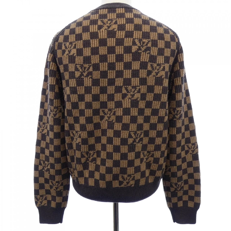 Louis Vuitton LOUIS VUITTON Áo len cổ tròn denim rib HLN77WZLL - Hàng hiệu Chính hãng 895840