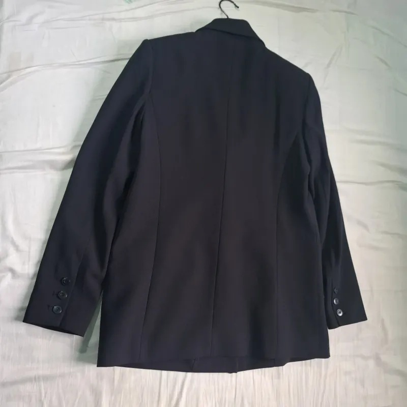 Áo khoác blazer cao cấp  2 màu đen , trắng size 2(42-54KG) 750557