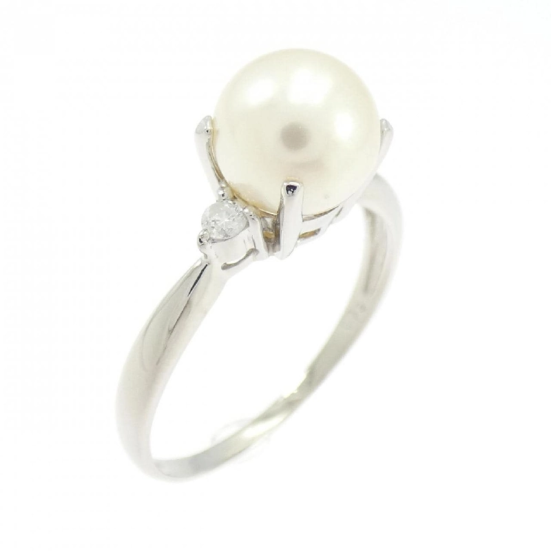 Nhẫn ngọc trai Akoya PT900 8mm - Hàng hiệu Authentic 850576