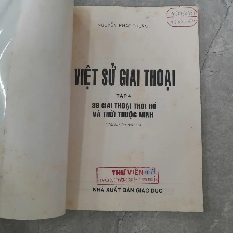 VIỆT SỬ GIAI THOẠI _ Nguyễn Khắc Thuần 420631