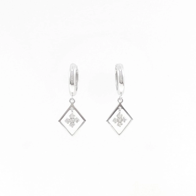 K18WG Bông tai kim cương 0.10CT - Hàng hiệu Chính hãng 870713