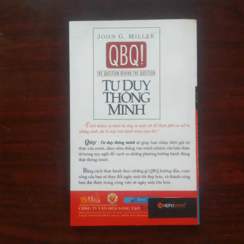 BQB! Tư Duy Thông Minh - Question Behind The Question - John G. Miller [Sách Kỹ Năng] 1026571