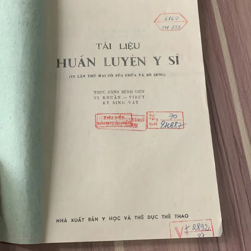 Tài liệu huấn luyện Y sĩ, Nguyễn Vinh 608530