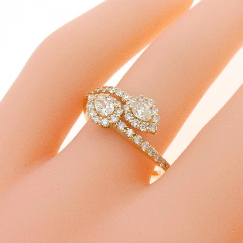 【Sản phẩm mới】Nhẫn kim cương K18YG 0.70CT 669488