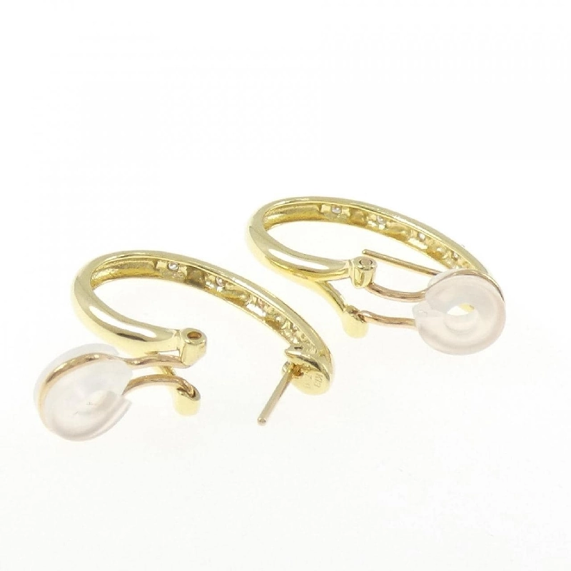 K18YG Bông tai/Khuyên tai Kim cương 0.20CT - Hàng hiệu Chính hãng 870872