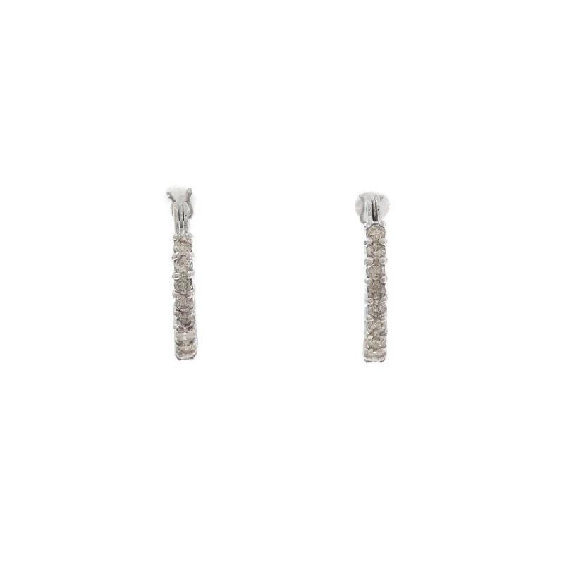 K18WG Bông tai kim cương 0.2CT - Hàng hiệu Chính hãng 870657