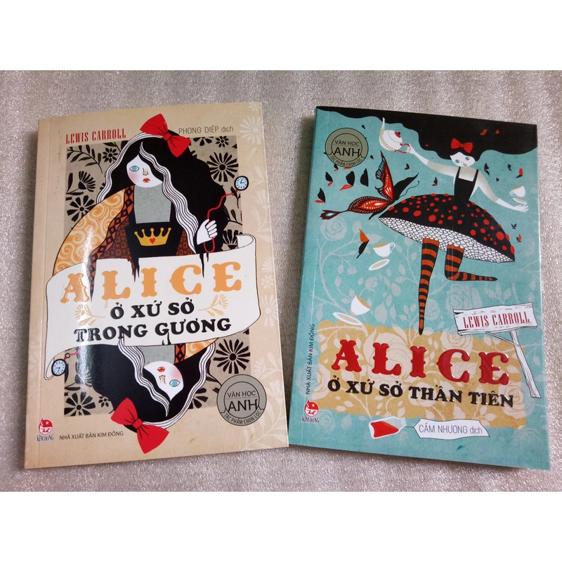 Combo 2 cuốn Alice ở xứ ở thần tiên và Alice ở xứ sở trong gương 543373
