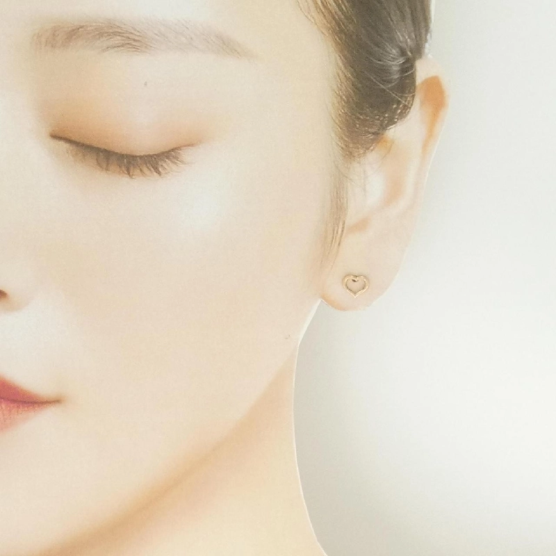 K18PG Bông tai hình trái tim - Hàng hiệu Chính hãng 869654