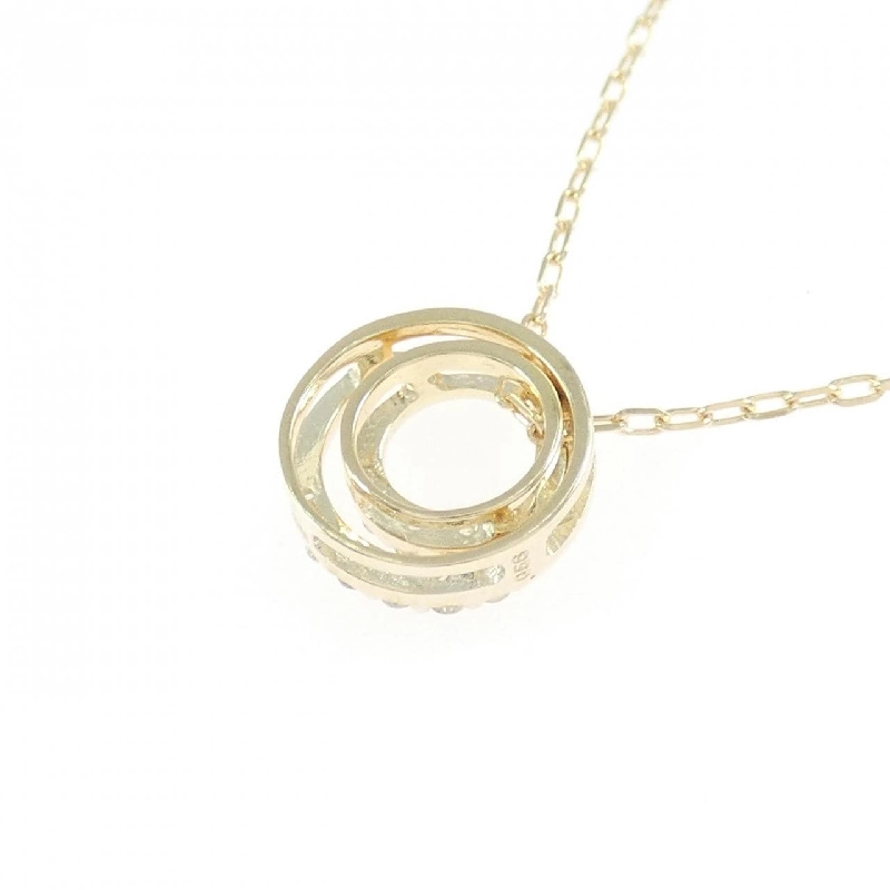 K10YG 2WAY Dây chuyền kim cương 0.056CT - Hàng hiệu Chính hãng 859425