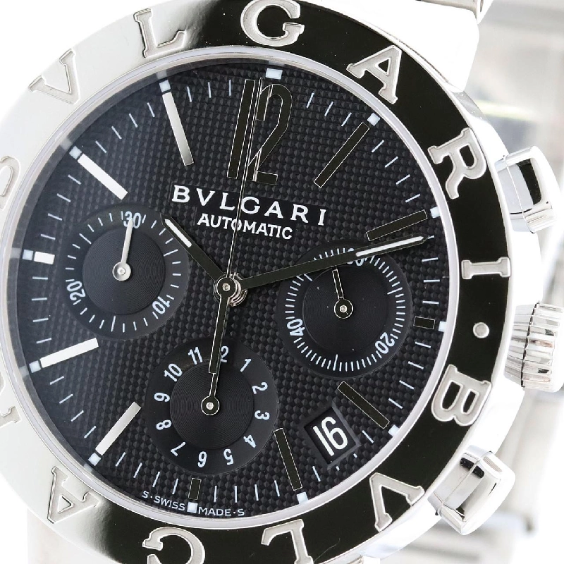 Bulgari Bulgari Bulgari Chronograph BB38SSCH/BB38BSSDCH/AT SS tự động - Hàng hiệu chính hãng 883572