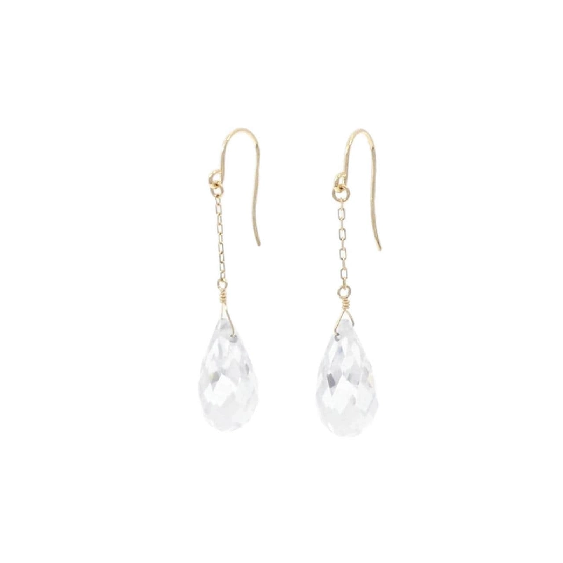 K18YG Bông tai Cubic - Hàng hiệu Chính hãng 869077