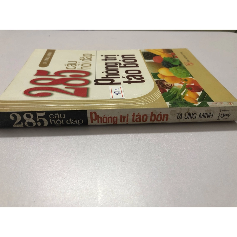 285 CÂU HỎI ĐÁP PHÒNG TRỊ TÁO BÓN - 335 TRANG, NXB: 2007 298875