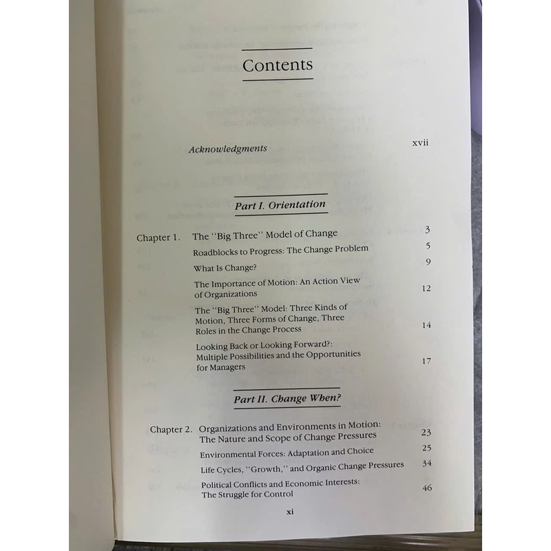 THE CHALLENGE OF ORGANIZATIONAL CHANGE 501716