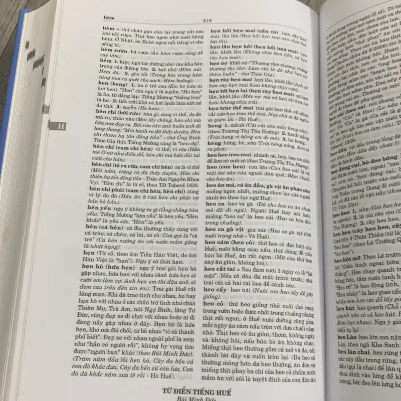 Từ điển tiếng huế - bùi minh đức. Bộ 2 tập có hộp.  755372