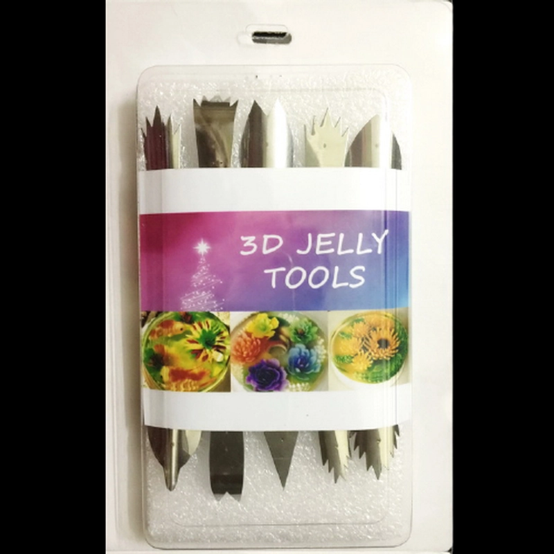 Bộ 10 dụng cụ làm thạch rau câu 3D – Bộ Mỹ - Tặng kèm kim nhụy – Mã số 1020 336012
