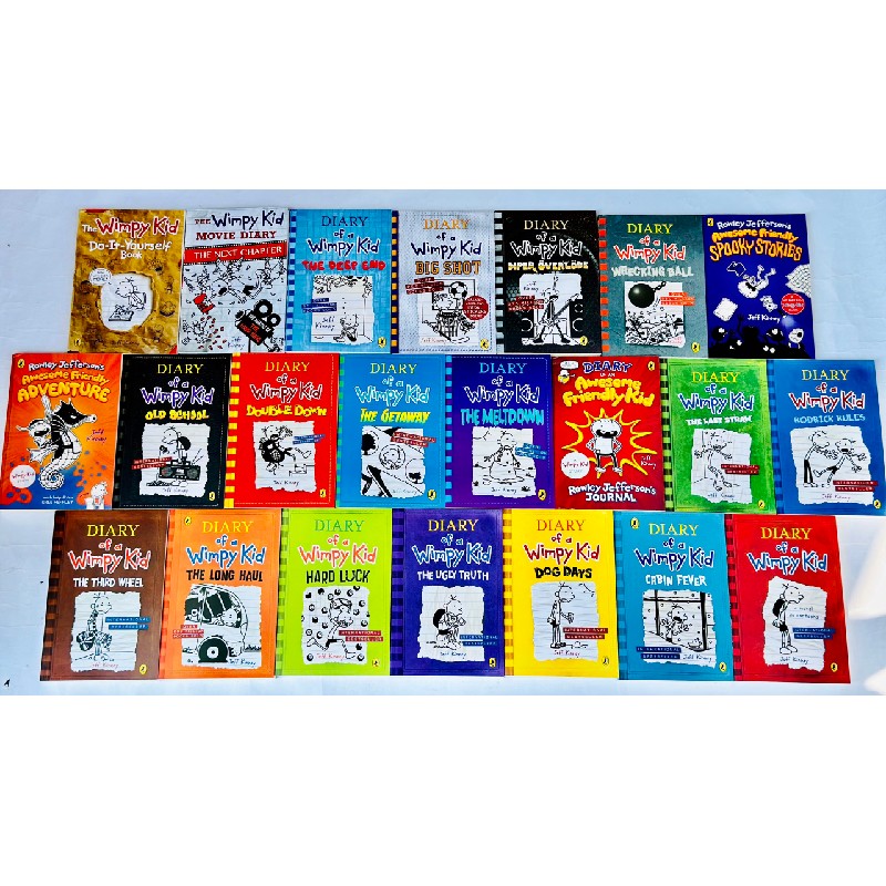 Bộ truyện Diary of a wimpy kid 24 cuốn mới 22728