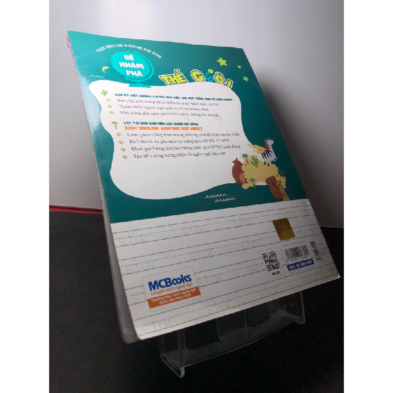 Easy english writing for kids bé khám phá thế giới 2018 mới 85% bẩn nhẹ Đỗ Nhung HPB2808 HỌC NGOẠI NGỮ 350435