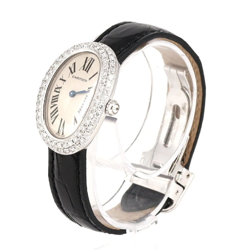 Cartier Baignoire WG/2D WB509751 WG Quartz - Hàng hiệu Authentic 876245
